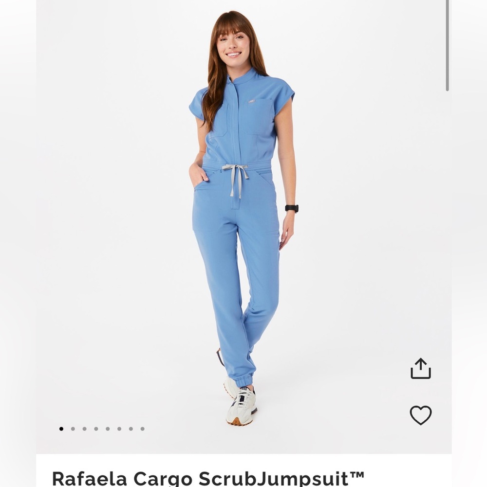 Figs Cargo Scrub Jumpsuit